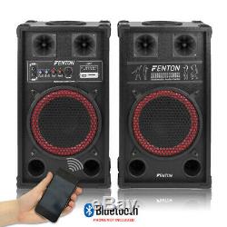 10 Paires Spb Disco Party Bluetooth Haut-parleurs Avec 600w Powered Usb Mp3