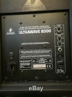 2 Behringer Ultrawave B300 Pa Haut-parleurs Dj Disco Club Band