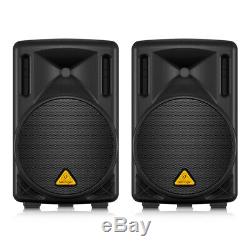2x Behringer B210d Active Speaker Pa 200w 10 Dj Disco Système De Sonorisation