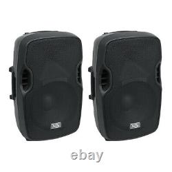 2x Showgear Venga 12 Active Speaker 12 Pa Sound System Dj Disco