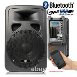 2x Skytec Sp1200abt 12 Bluetooth Actif Dj Disco Pa Haut-parleurs 1200w Max