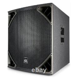 Active Powered Pa Subwoofer 18 Pouces High Pass Bass Speaker 1400w Dj Disco Club
