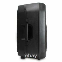 B-stock Powerful 12 Active Disco Pa Speakers Mobile Dj Portable Sound System &