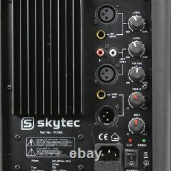 B-stock Skytec Sp1200a 12 Active Powered Karaoke Dj Pa Speaker Disco Wedge