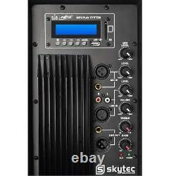 Bluetooth Active 12 Pa Speaker 600w Karaoke Party Usb Sd Dj Disco Haut-parleur