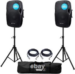 Enceinte DJ Disco PA active RZ12A V3 de 2000W 12 (paire) avec pieds