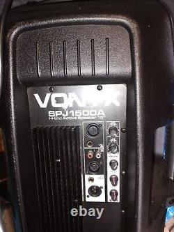 Enceinte amplifiée active Vonyx SPJ-1500A 15'' (unité) pour DJ, discothèque, soirée - 800W