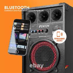 Fenton 12 Bluetooth Actif Dj Haut-parleurs Disco Karaoke Party Set Système