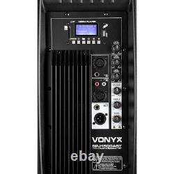 Haut-parleur Pa Actif 800w Sans Fil Bluetooth Audio Streaming 15 Vonyx Dj Disco