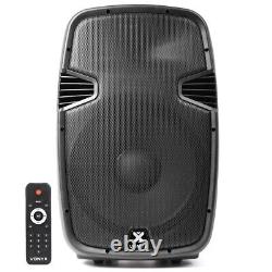 Haut-parleur actif PA 800W sans fil avec streaming audio Bluetooth 15 Vonyx DJ Disco