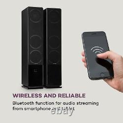 Haut-parleurs Bluetooth Actifs 3 Voies Sur Pied Dj Disco Audio Remote 240w Rms