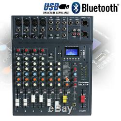 Haut-parleurs Dj Actifs Et Studiomaster 8 Canaux Bluetooth Usb Mixer 800w Disco Party