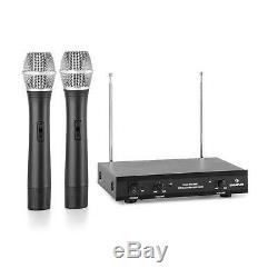 Haut-parleurs Karaoke Microphone Sans Fil 2x Disco Party Set Actif 600w