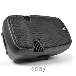 Haut-parleurs actifs alimentés Pair Vonyx DJ Disco PA sans fil Bluetooth 12 1200W