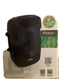 Ibiza Sound Xtk8a Haut-parleur Actif 8 200w Dj Disco Sound System