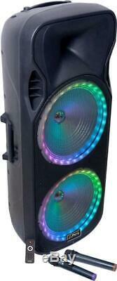 Light Party & Sound Party-215rgb 1000w Portable Speaker & Disco Lights