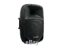 Omnitronic 15i Bluetooth Active Speaker Mp3 Usb Sd Dj Pa Disco Party Karaoke
