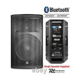 Paire Active Dj Speakers Pa Pro Bi-amp Disco System Bluetooth 15 2800w + Stands