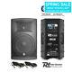 Paire Active Dj Speakers Pa Pro Bi-amplified Disco System Bluetooth 12 2800w