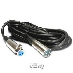 Paire De Câbles Haut-parleurs Vonyx Active Powered Dual 15 Pour Bluetooth Dj Disco 1400w