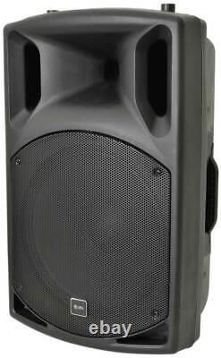 Paire Dj 15 Inch Abs Active Pa Speakers Disco Party Sound System 1000w