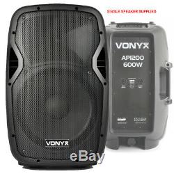 Paire Vonyx 12 Haut-parleurs Vonyx 18 Actif Powered Party Dj Disco Subs 3200w