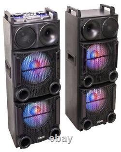 Party Light Sound Party-box412 1200w 2 X 12 Sound System Disco Dj Pa Bluetooth