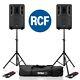 Rcf Art 310-a ​​mk4 10 800w Actif 2 Voies Dj Disco Club Band Speaker De Pa (paire)