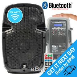Skytec Spj-800abt Bluetooth 8 Active Mp3 Pa Disco Dj Party Speaker System 200w