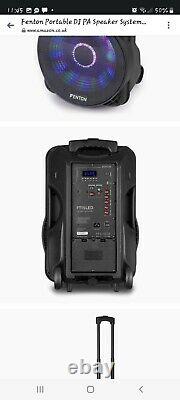 Système De Haut-parleur Bluetooth Portable Avec Micro, Lumières Disco, Batterie Intégrée