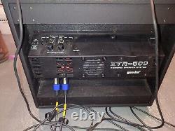 Système d'enceintes actives Gemini XTR500 pour disco, karaoké ou utilisation à domicile
