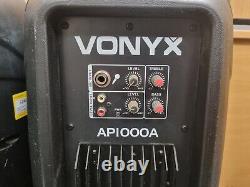 Système de son Vonyx Ap1000a Active Powered PA DJ Disco Party 10 ABS Speaker Sound System 400w