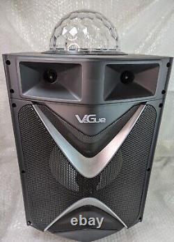 VeGue VS-1088 Système de sonorisation portable avec enceinte Bluetooth et boule disco