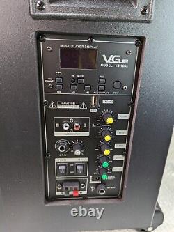 VeGue VS-1088 Système de sonorisation portable avec enceinte Bluetooth et boule disco