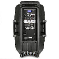 Vonyx 15 Bluetooth Actif Dj Disco Party Speaker + Soundsak Speaker Carry Bag
