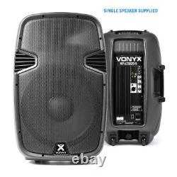 Vonyx Active Auto Powered Pa Speaker Spj-1500a 15 (single) Dj Disco Party 800w