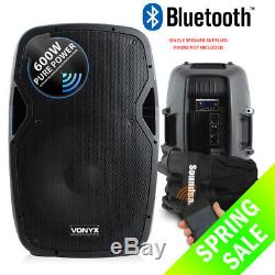 Vonyx Ap1200abt 12 Bluetooth Dj Disco Active Powered Pa Avec Haut-parleur Sac Carry