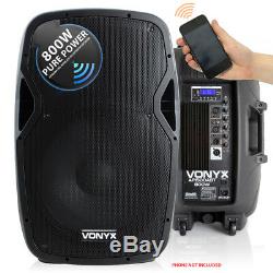 Vonyx Dj Disco Actifs À Partir Haut-parleurs Sans Fil Bluetooth 15 1600w Ssc2664