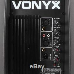 Vonyx Enceinte De Son Amplification Active Amplifiée Série Ap 12 Pouces Dj Party Disco 600 W Max