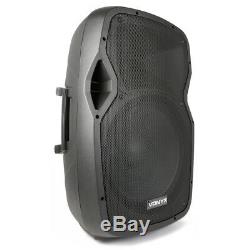 Vonyx Haut-parleur Actif Bidirectionnel De 15 Pouces Pour Dj Disco Pa Bluetooth Mp3 Usb 800w