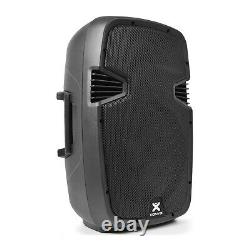 Vonyx Spj12 V3 Active 1200w 12 Dj Disco Pa Speaker (paire) Avec Stands & Sacs